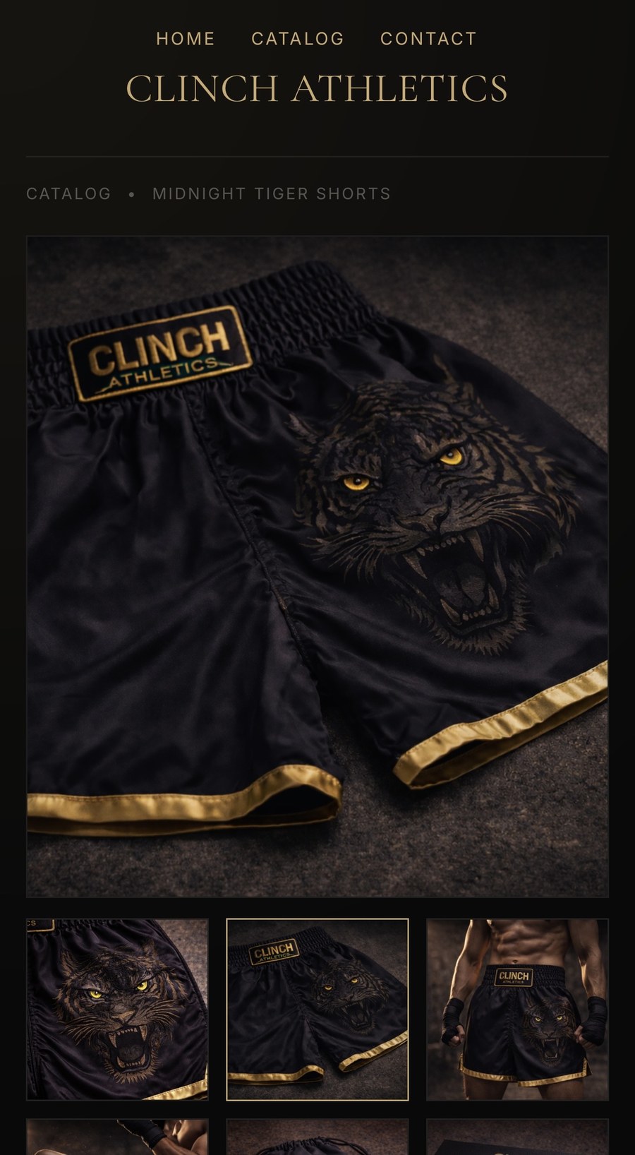 Clinch Athletics website